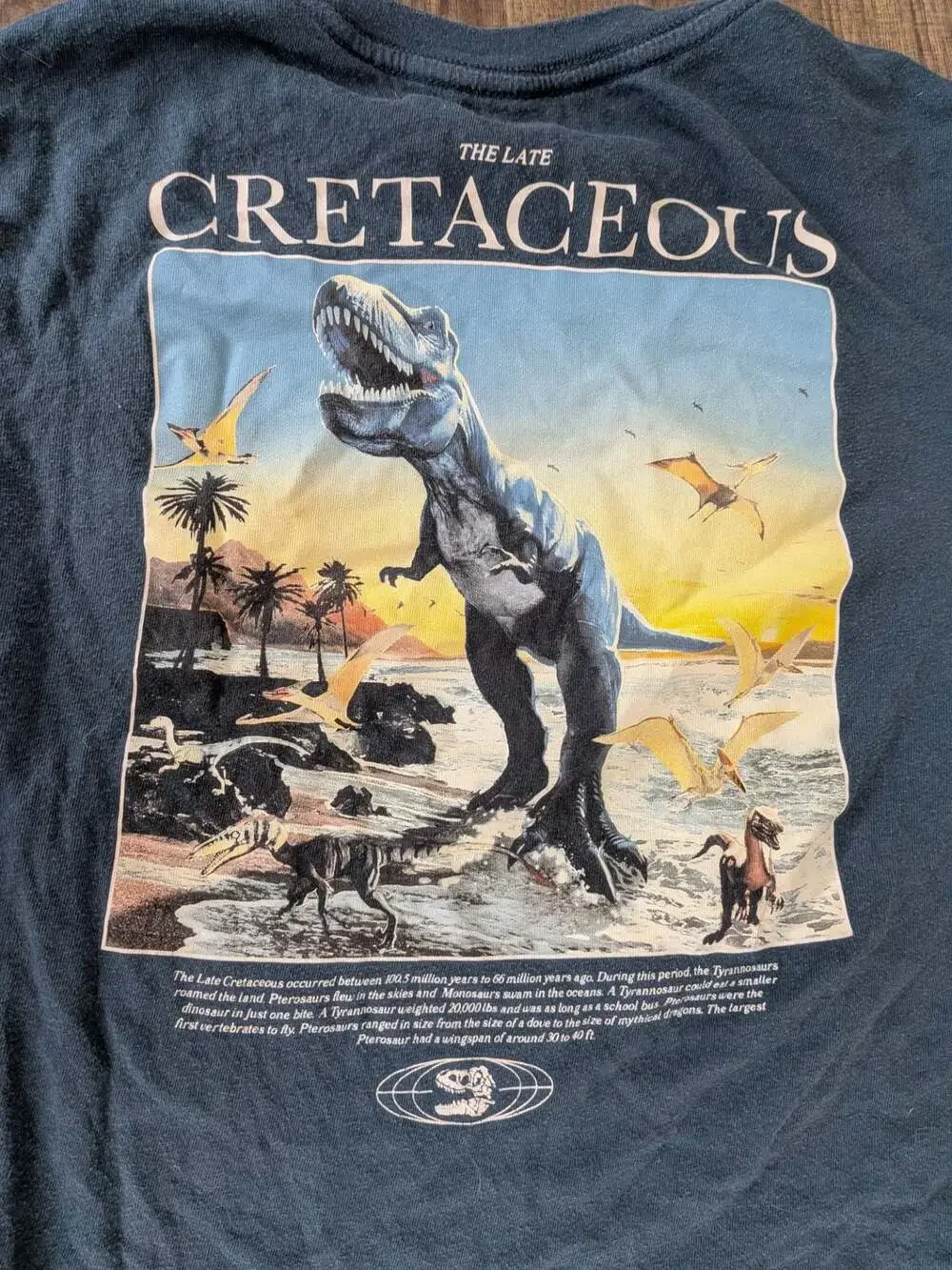 Old Navy The Late Cretaceous Dinosaur Graphic T-Shirt